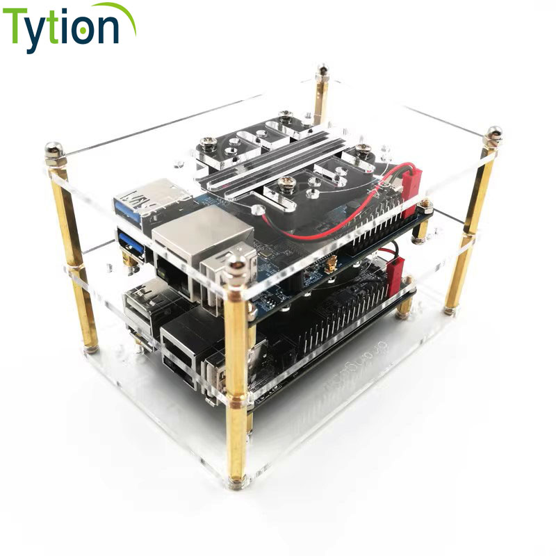 Argon One V3 M.2 Nvme Case - Ventilador acrílico transparente do computador com